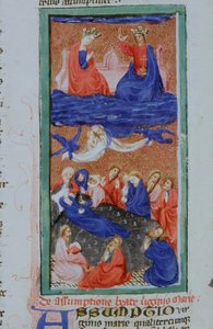 Page from the Golden Legend, Bruges, c.1400-10 by Flemish School