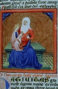 Page from the Golden Legend, Bruges, c.1400-10 by Flemish School
