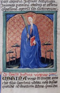 Page from the Legenda Aurea, Bruges, c.1400-10 by Flemish School