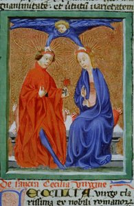 Page from the Legenda Aurea, Bruges, c.1400-10 by Flemish School