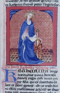 Page from the Legenda Aurea, Bruges, c.1400-10 by Flemish School
