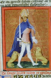 Page from the Legenda Aurea, Bruges, c.1400-10