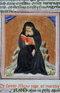 Page from the Legenda Aurea, Bruges, c.1400-10 by Flemish School