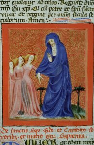 Page from the Legenda Aurea, Bruges, c.1400-10 by Flemish School