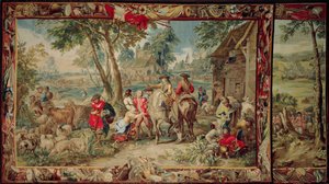 Pillage, from The Military Science series, Workshop of Judocus de Vos