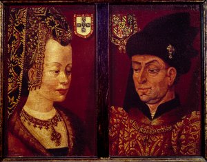 Portrait of Philip the Good, Duke of Burgundy and Isabella of Portugal, Duchess of Burgundy