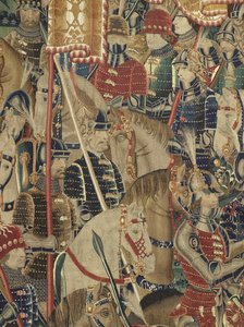 Tapestry Showing the Conquests of King Alfonso V of Portugal, Tournai (detail)