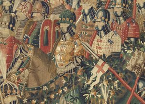 Tapestry Showing the Conquests of King Alfonso V of Portugal (Conquistas de Alfonso V de Portugal), Tournai (Detail)