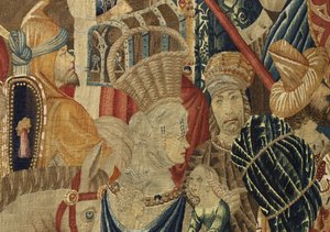 Tapestry Showing the Conquests of King Alfonso V of Portugal (Conquistas de Alfonso V de Portugal), Tournai (Detail)