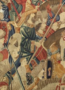 Tapestry showing the Conquests of King Alfonso V of Portugal (detail)