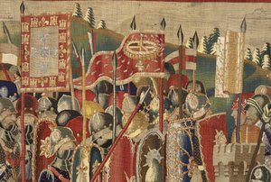 Tapestry showing the Conquests of King Alfonso V of Portugal