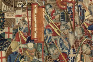 Tapestry showing the Conquests of King Alfonso V of Portugal