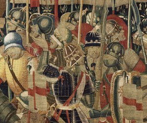 Tapestry showing the Conquests of King Alfonso V of Portugal