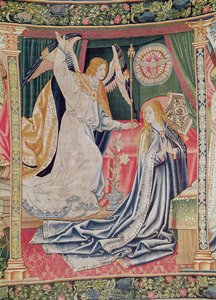 The Annunciation, Brussels Workshop, c.1510 by Flemish School