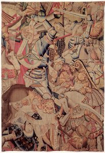 The Battle of Roncevaux, from The History of Charlemagne by Flemish School
