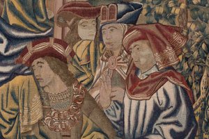 The Redemption of Man tapestry by Flemish School
