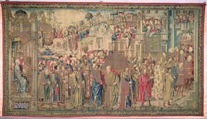 Transportation of the Ark of the Covenant, Tapestry of David and Bathsheba, c.1510-15