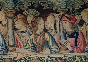 Women at the court of David, (detail)