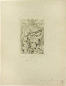 Frontispiece to La messe de Gnide by Félicien Rops