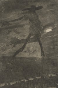 Satan Sowing Tare by Félicien Rops