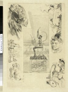 The Great Lyre. Title Image for the 1887 Edition of Mallarmé