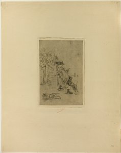 Taking Tea by Félicien Rops