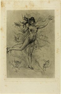 The Grapeleaf by Félicien Rops