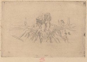 The Train of Maris by Félicien Rops