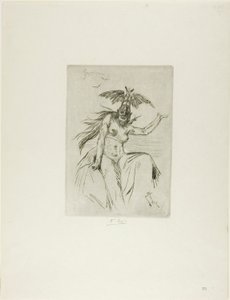 Warrior by Félicien Rops