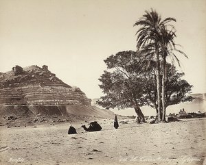 Desert Area on the Outskirts of Cairo, Egypt