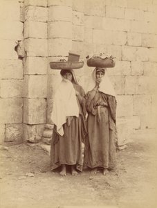 Women of Siloam, Palestine by Félix Bonfils