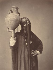 Water Carrier in Cairo by Félix Bonfils
