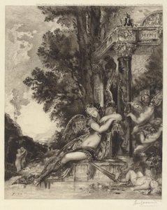 The Goddess Discord by Félix Bracquemond, after Gustave Moreau