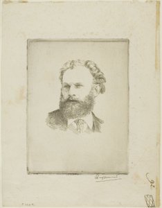 Portrait of Edouard Manet by Félix Henri Bracquemond
