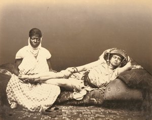 A Moorish Woman with Her Maid