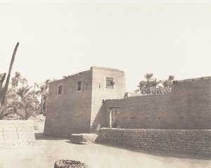 Deir, Carrefour et Habitation Particulière by Félix Teynard
