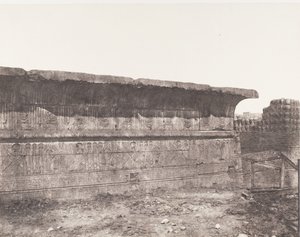 Esneh Latopolis, Sanded Construction - Exterior Wall - Cornice, 1851-52, printed 1853-54