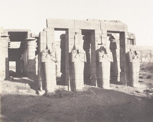 Gournah Thebes, Palais Dit le Memnonium by Félix Teynard