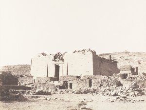 Kalabcheh Talmis, Ruins of the Temple - Facade and Enclosure Wall