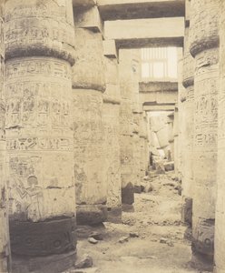 Karnak Thebes, Hypostyle Hall, Window and Capitals