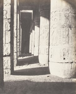 Médinet-Abou Thebes, Later Constructions - Second Court, 1851-52, printed 1853-54