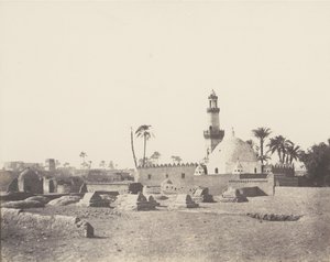 Souâdj, Muslim Cemetery and Tomb of Mourâd-Bey, 1851-52, printed 1853-54 by Félix Teynard
