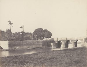 Syout, Pont Sur le Grand Canal, 1851-52, printed 1853-54 by Félix Teynard