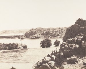 Tâfah, Rochers Granitiques sur les Rives du Nil, 1851-52, printed 1853-54 by Félix Teynard