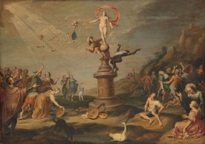 Fortuna Bestowing her Gifts, c.1645 by Floquet or Flocket Simon Flocquet