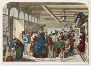 Hastings Railway Station - The Arrival of the Down-Train by Florence after Claxton