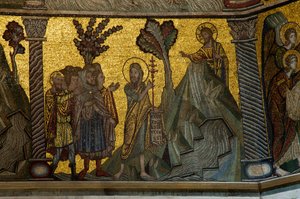 John the Baptist Proclaims Christ by Florentine School