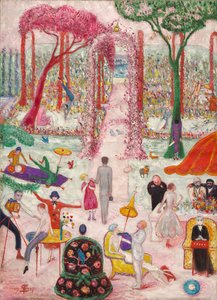 Sunday Afternoon in the Country by Florine Stettheimer