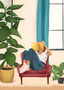 Cozy Reading Moment