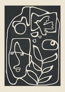 Peaceful Line Art by Flow Line